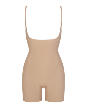 Open-Bust Mid-Thigh Bodysuit
